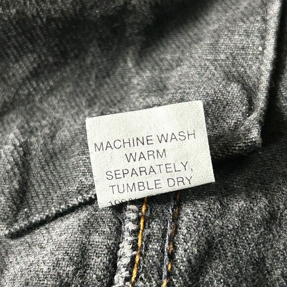 Vintage Harley-Davidson Denim Jean Jacket Born in the USA Eagle - Men's Size L - Picture 7 of 7